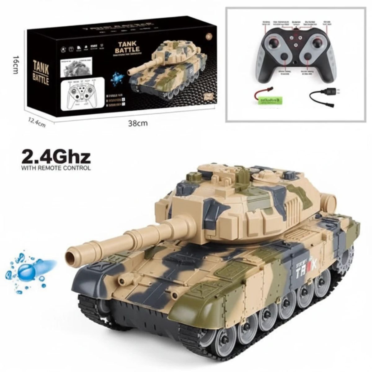 Tanque de Batalla + Control + Hidrogel